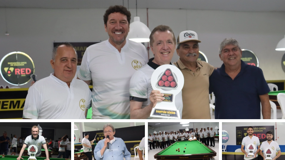 🎱 Campeão! Jânio Gonçalves conquista o 3º Maranhão Open de Snooker pela Federação Maranhense de bilhar e sinuca!