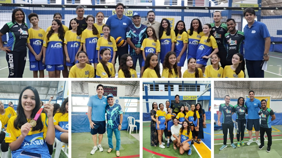 Encontro com o atleta olímpico Giovane Gávio marca tarde especial na AABB São Luís