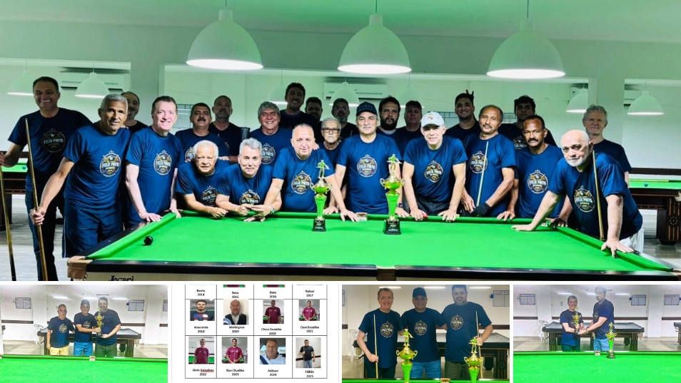 Fábio Oliveira Lima conquista a XX Copa Félix Pinto de Sinuca