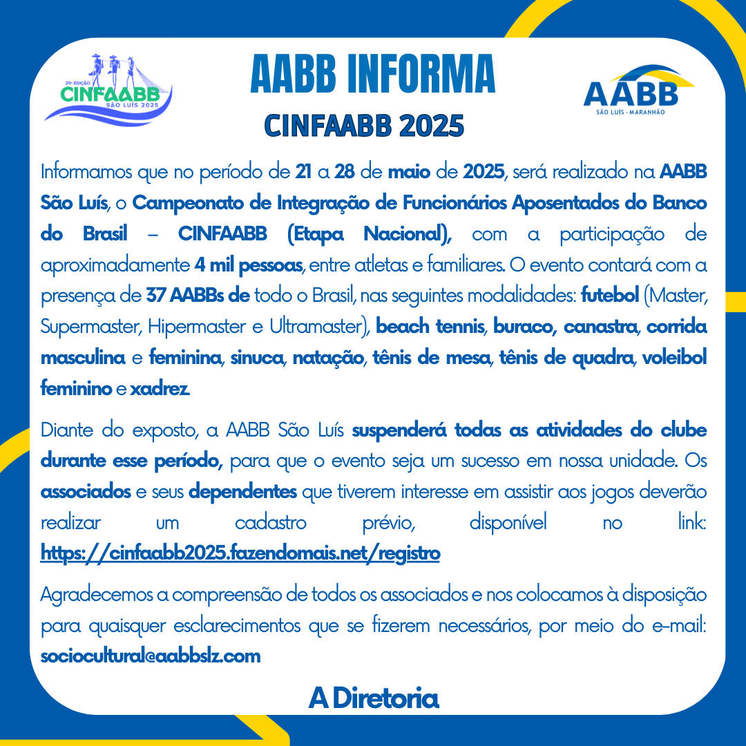 AABB Informa: CINFAABB