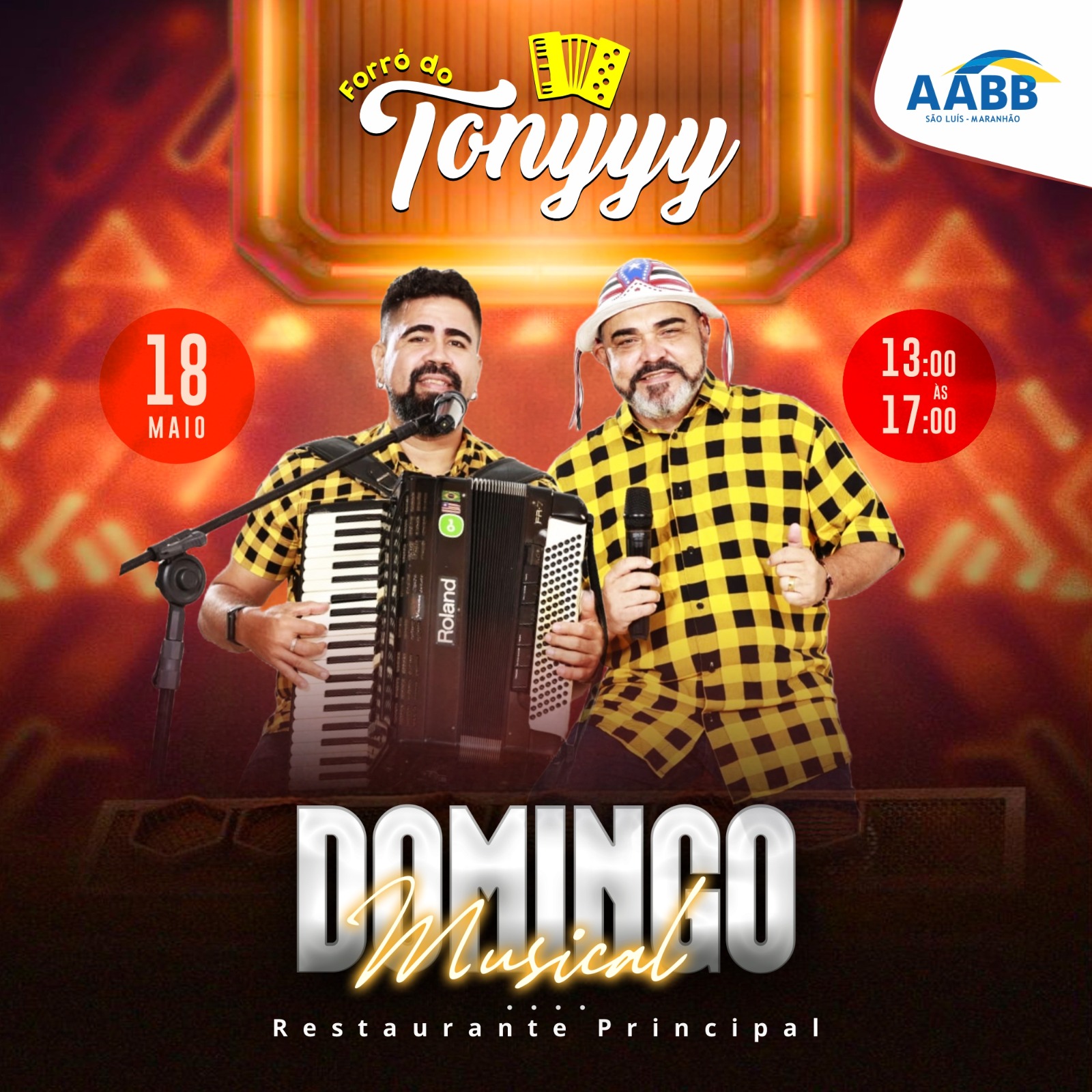 🎶 Forró do Tonyyy no palco do nosso Domingo Musical! 🎶