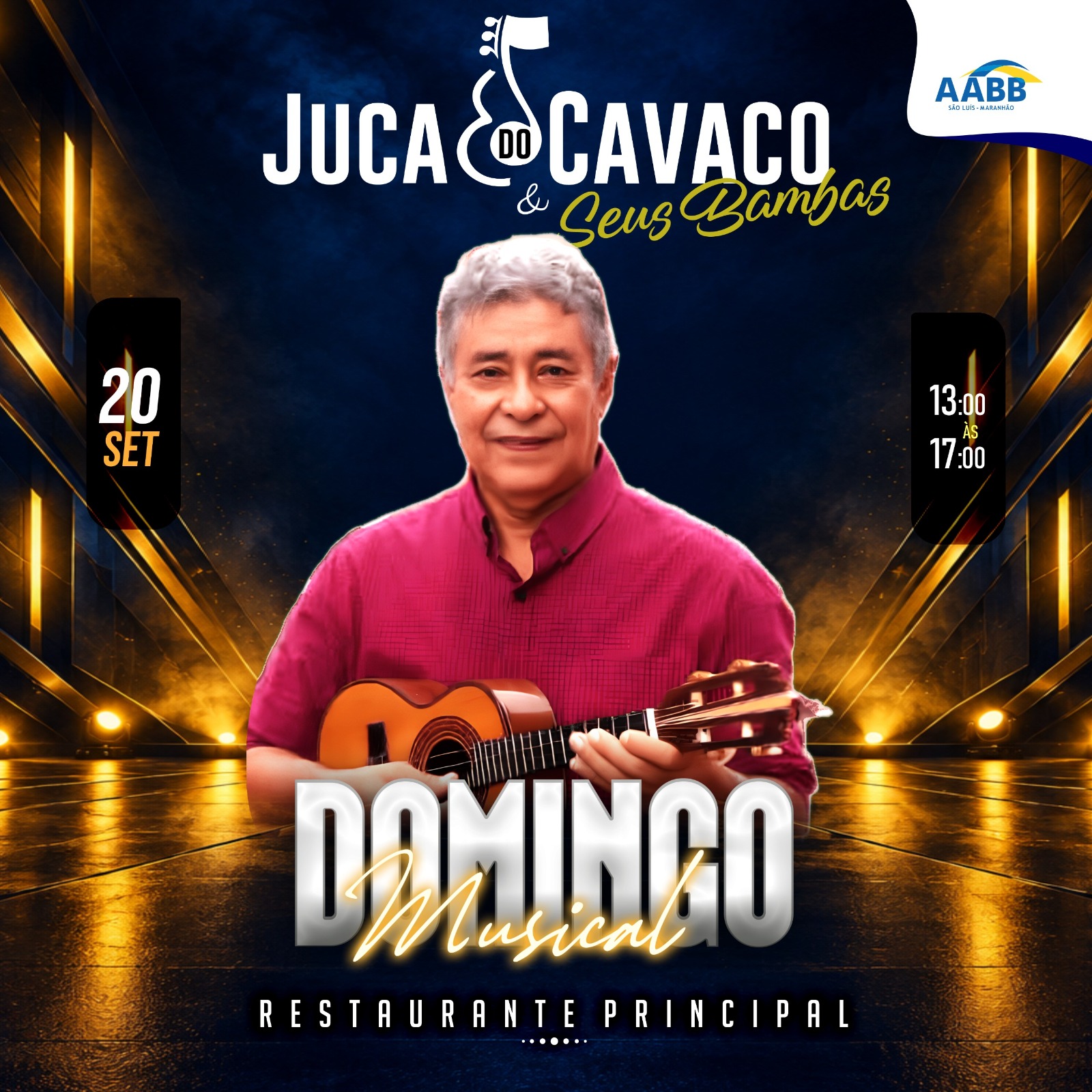 Domingo Musical com Juca do Cavaco e seus Bambas