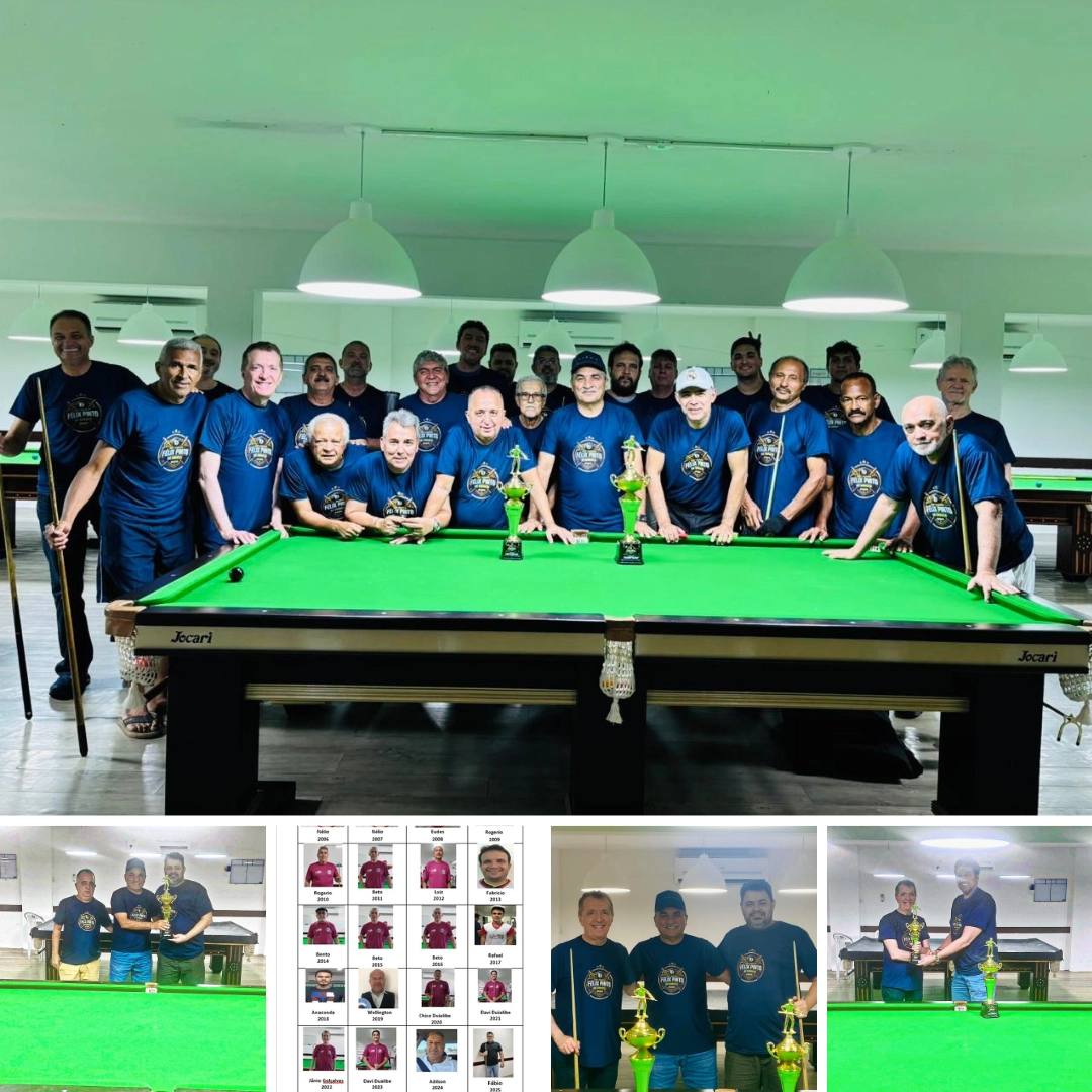 Fábio conquista a XX Copa Félix Pinto de Sinuca