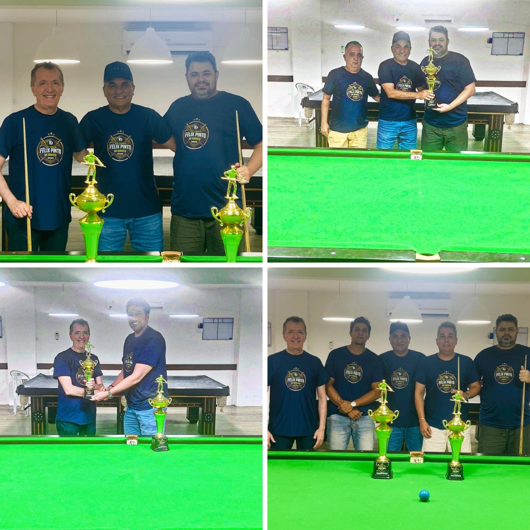 Fábio conquista a XX Copa Félix Pinto de Sinuca