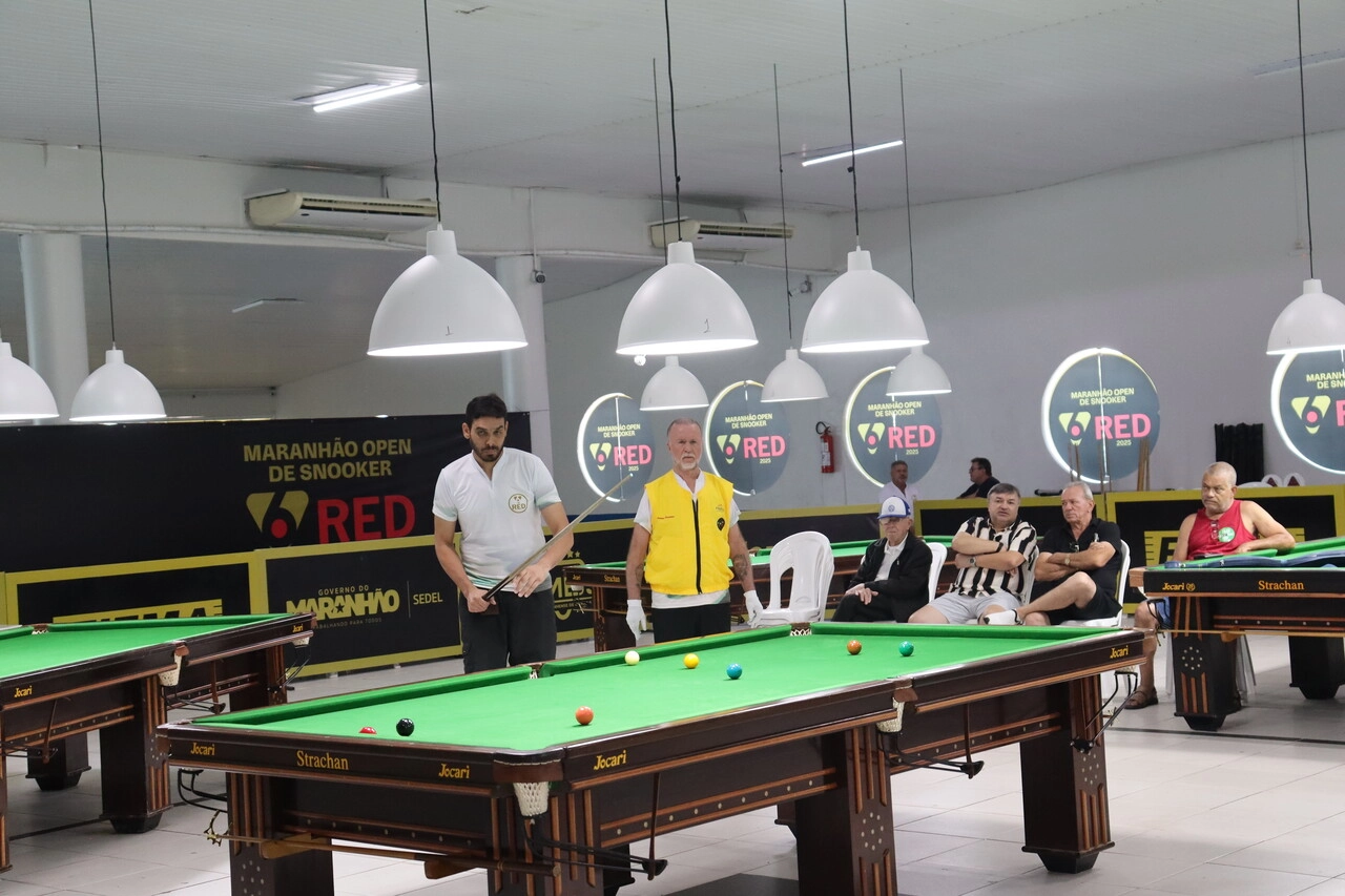 Campeão! Jânio Gonçalves conquista o 3º Maranhão Open de Snooker pela Federação Maranhense de bilhar e sinuca!