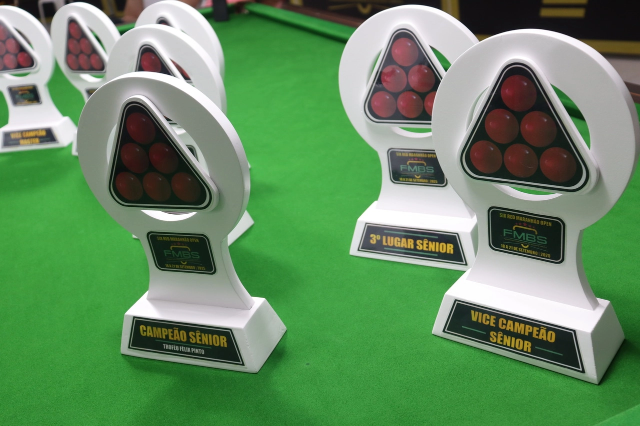 Campeão! Jânio Gonçalves conquista o 3º Maranhão Open de Snooker pela Federação Maranhense de bilhar e sinuca!