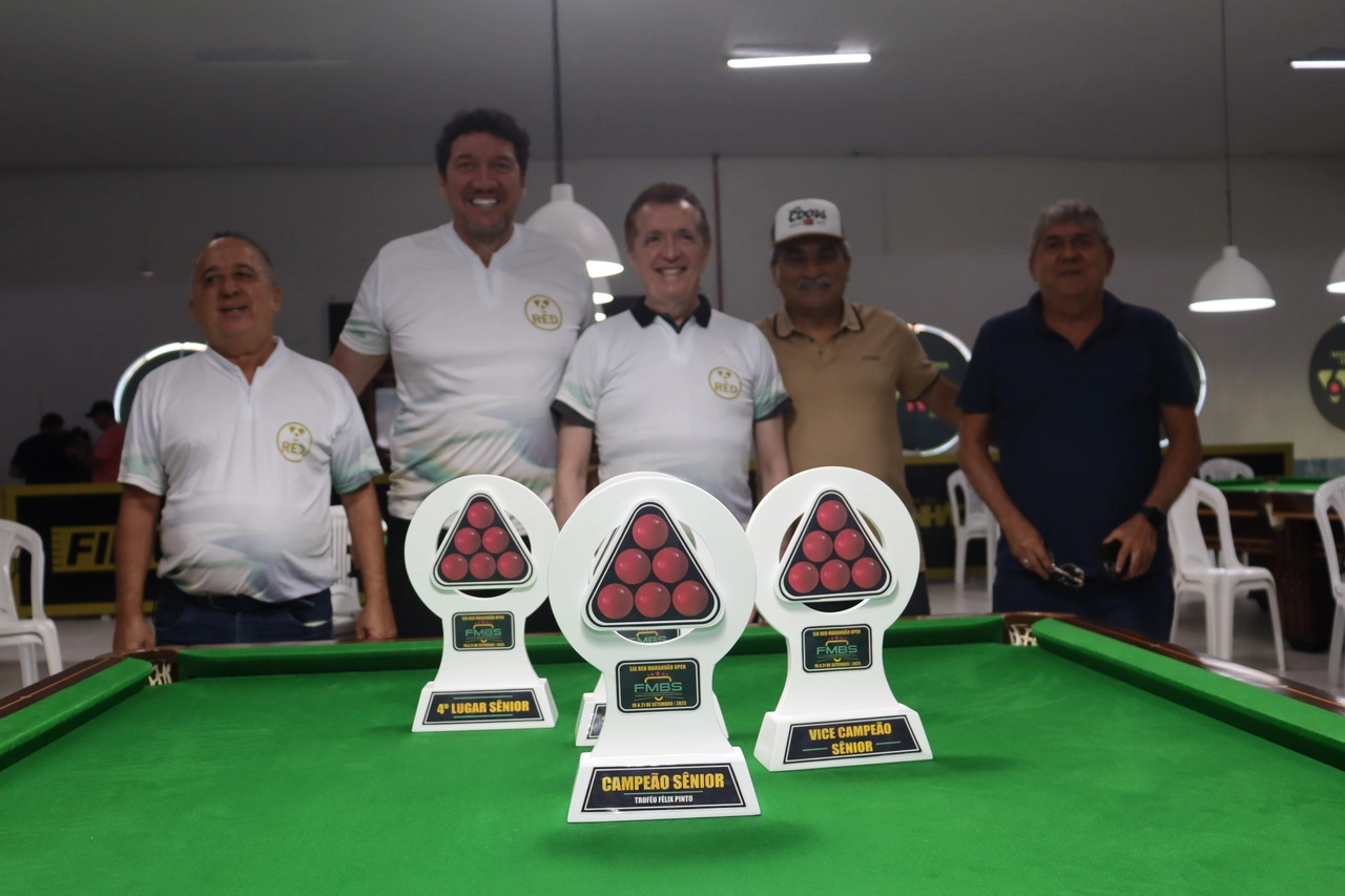 Campeão! Jânio Gonçalves conquista o 3º Maranhão Open de Snooker pela Federação Maranhense de bilhar e sinuca!