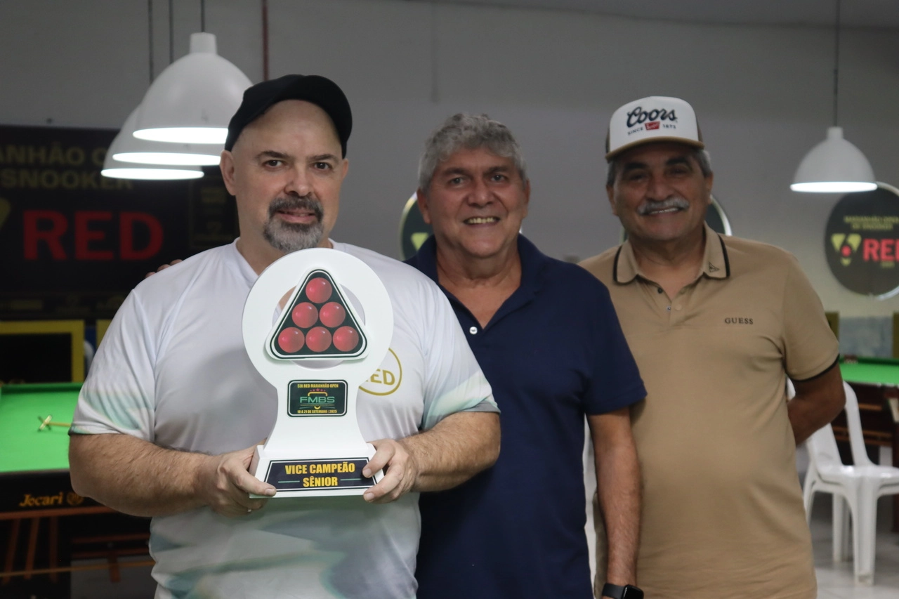 Campeão! Jânio Gonçalves conquista o 3º Maranhão Open de Snooker pela Federação Maranhense de bilhar e sinuca!