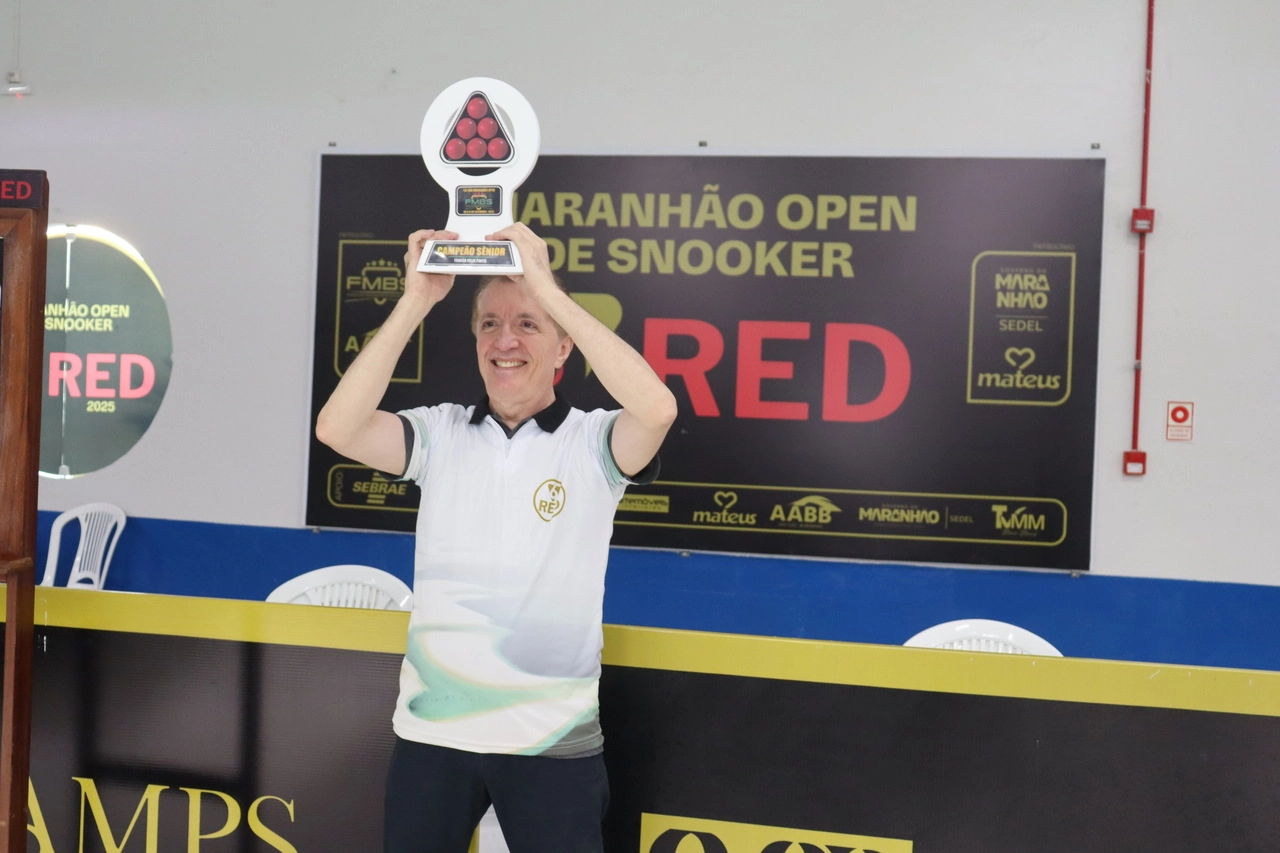 Campeão! Jânio Gonçalves conquista o 3º Maranhão Open de Snooker pela Federação Maranhense de bilhar e sinuca!