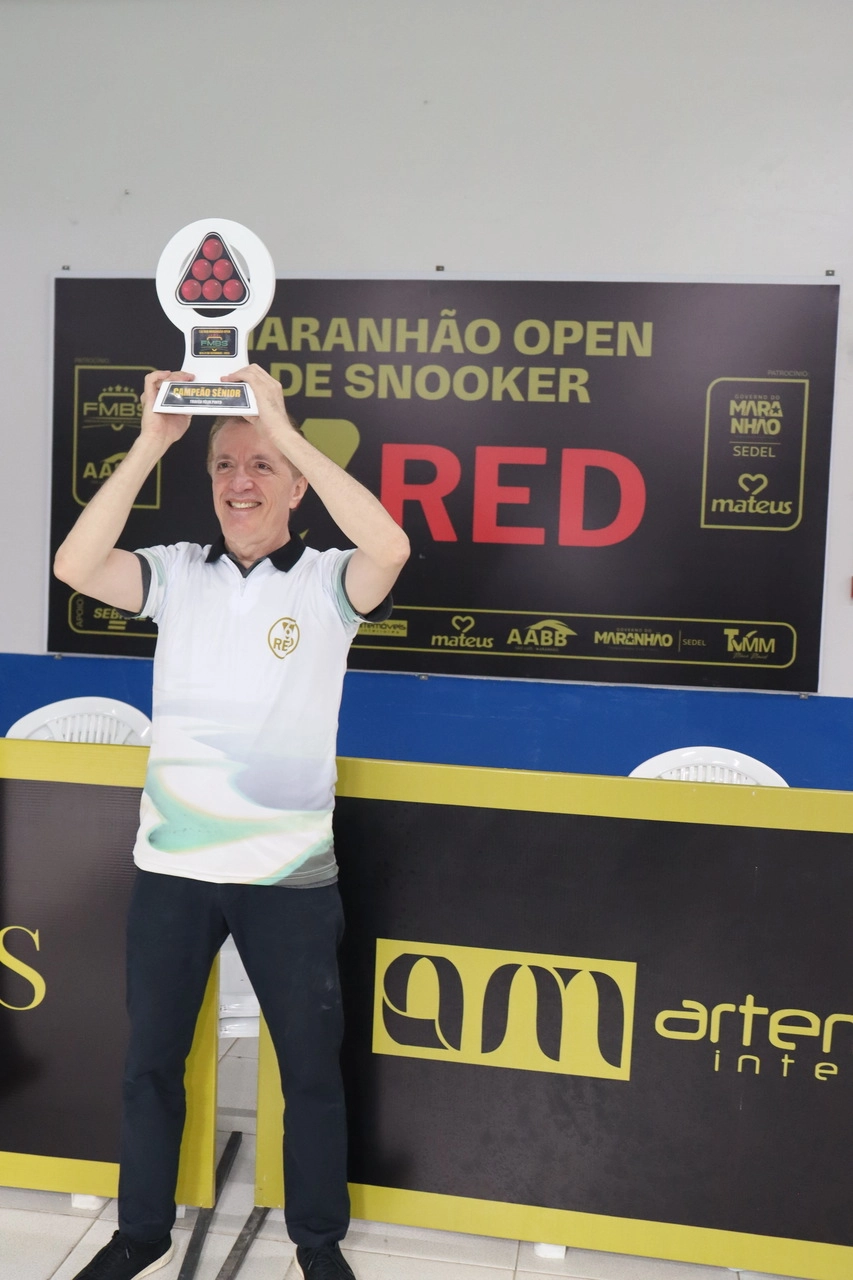 Campeão! Jânio Gonçalves conquista o 3º Maranhão Open de Snooker pela Federação Maranhense de bilhar e sinuca!