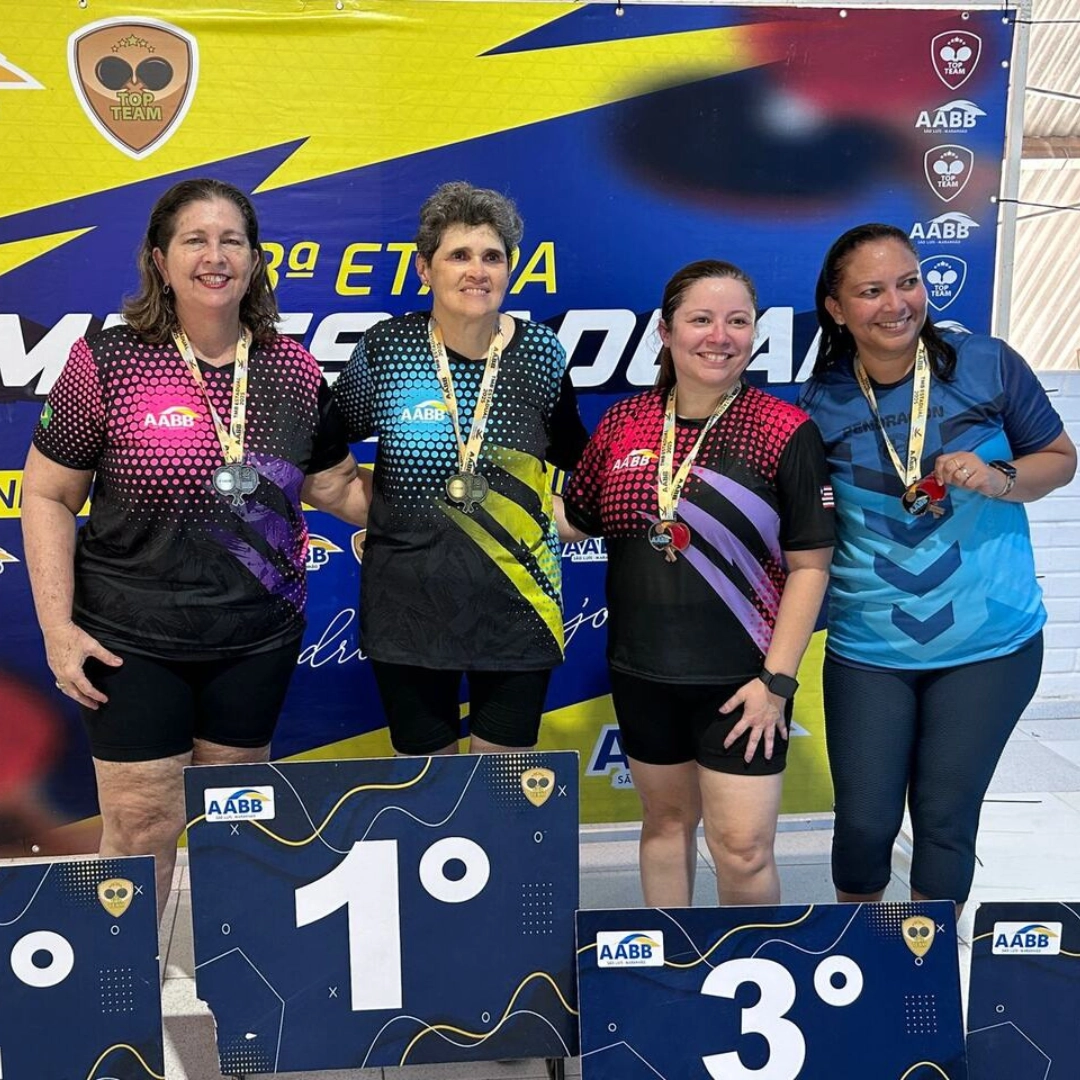 AABB São Luís se destaca na 3ª Etapa do Estadual de Tênis de Mesa e homenageia o ícone Pedro Araújo!