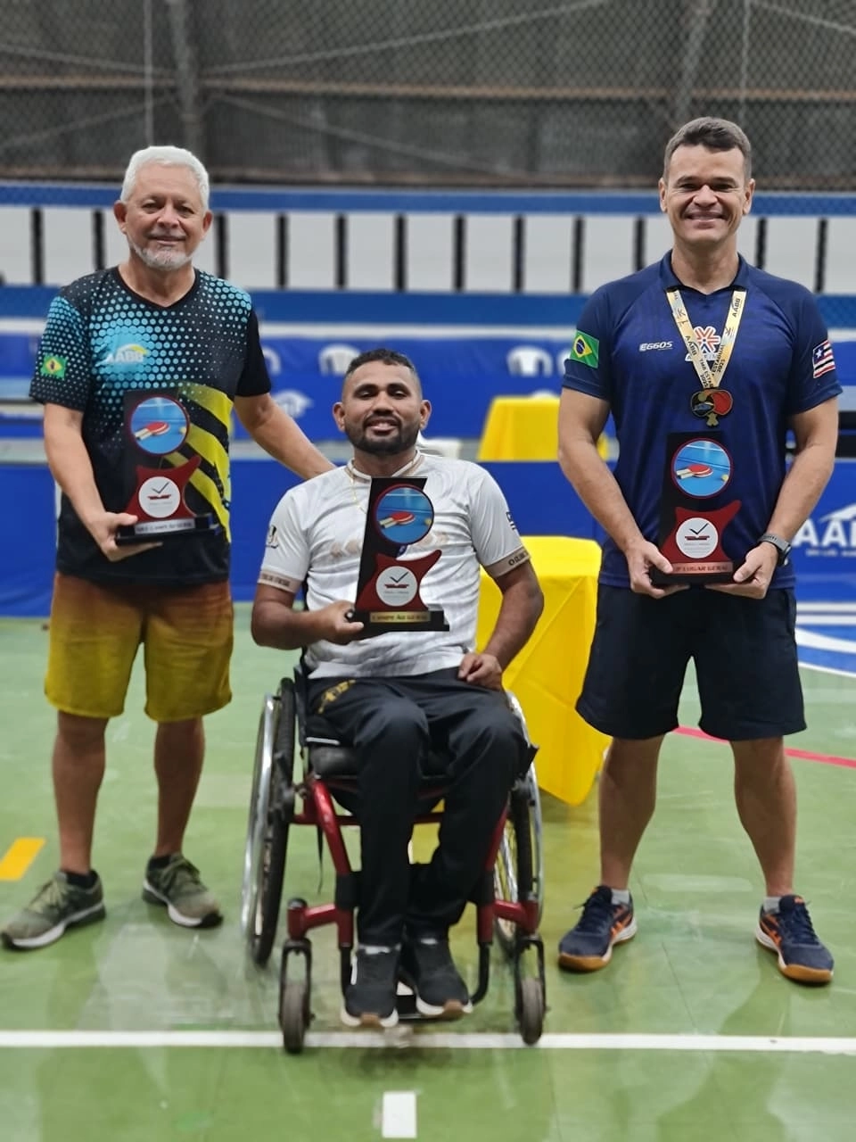 AABB São Luís se destaca na 3ª Etapa do Estadual de Tênis de Mesa e homenageia o ícone Pedro Araújo!