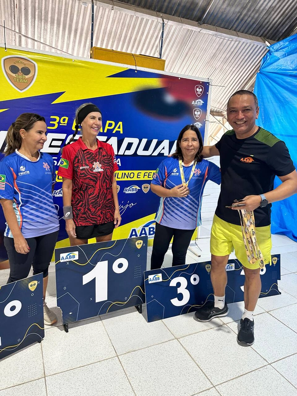 AABB São Luís se destaca na 3ª Etapa do Estadual de Tênis de Mesa e homenageia o ícone Pedro Araújo!