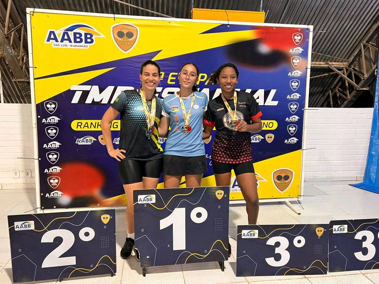 AABB São Luís se destaca na 3ª Etapa do Estadual de Tênis de Mesa e homenageia o ícone Pedro Araújo!