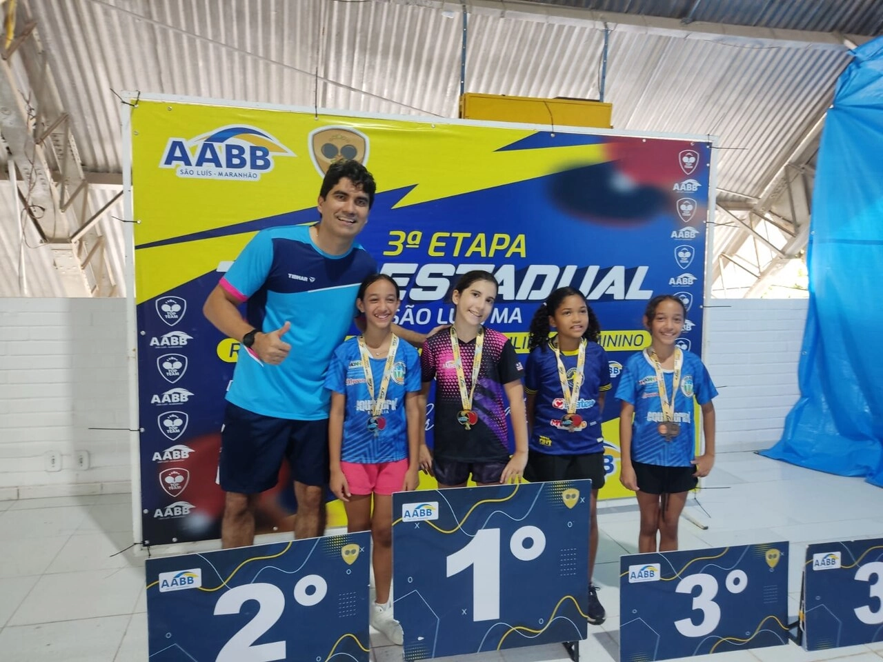 AABB São Luís se destaca na 3ª Etapa do Estadual de Tênis de Mesa e homenageia o ícone Pedro Araújo!