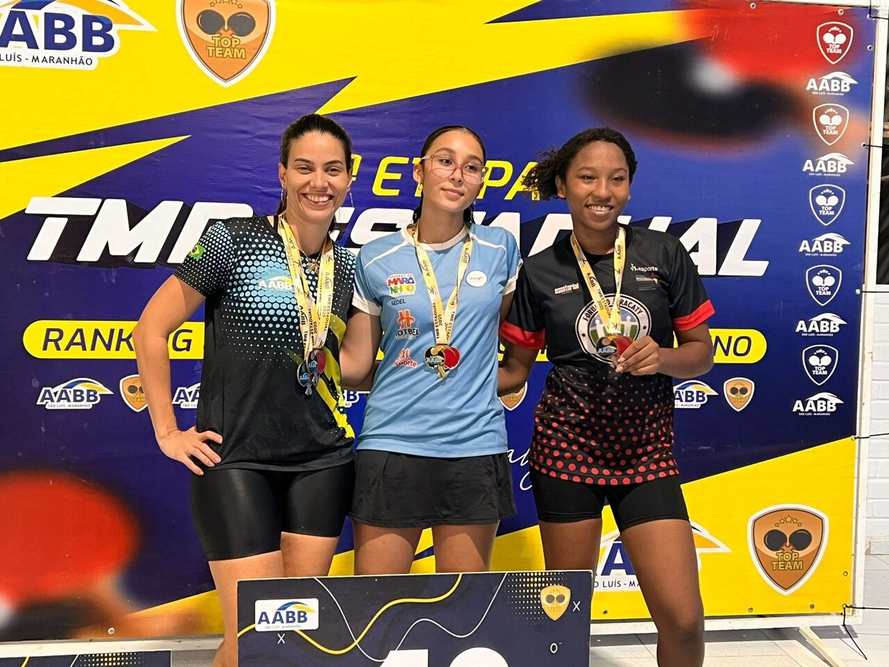 AABB São Luís se destaca na 3ª Etapa do Estadual de Tênis de Mesa e homenageia o ícone Pedro Araújo!