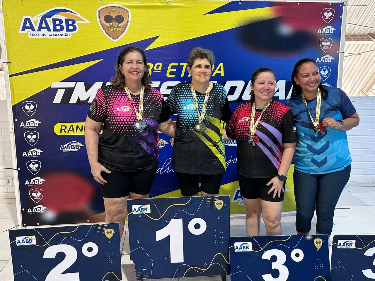 AABB São Luís se destaca na 3ª Etapa do Estadual de Tênis de Mesa e homenageia o ícone Pedro Araújo!