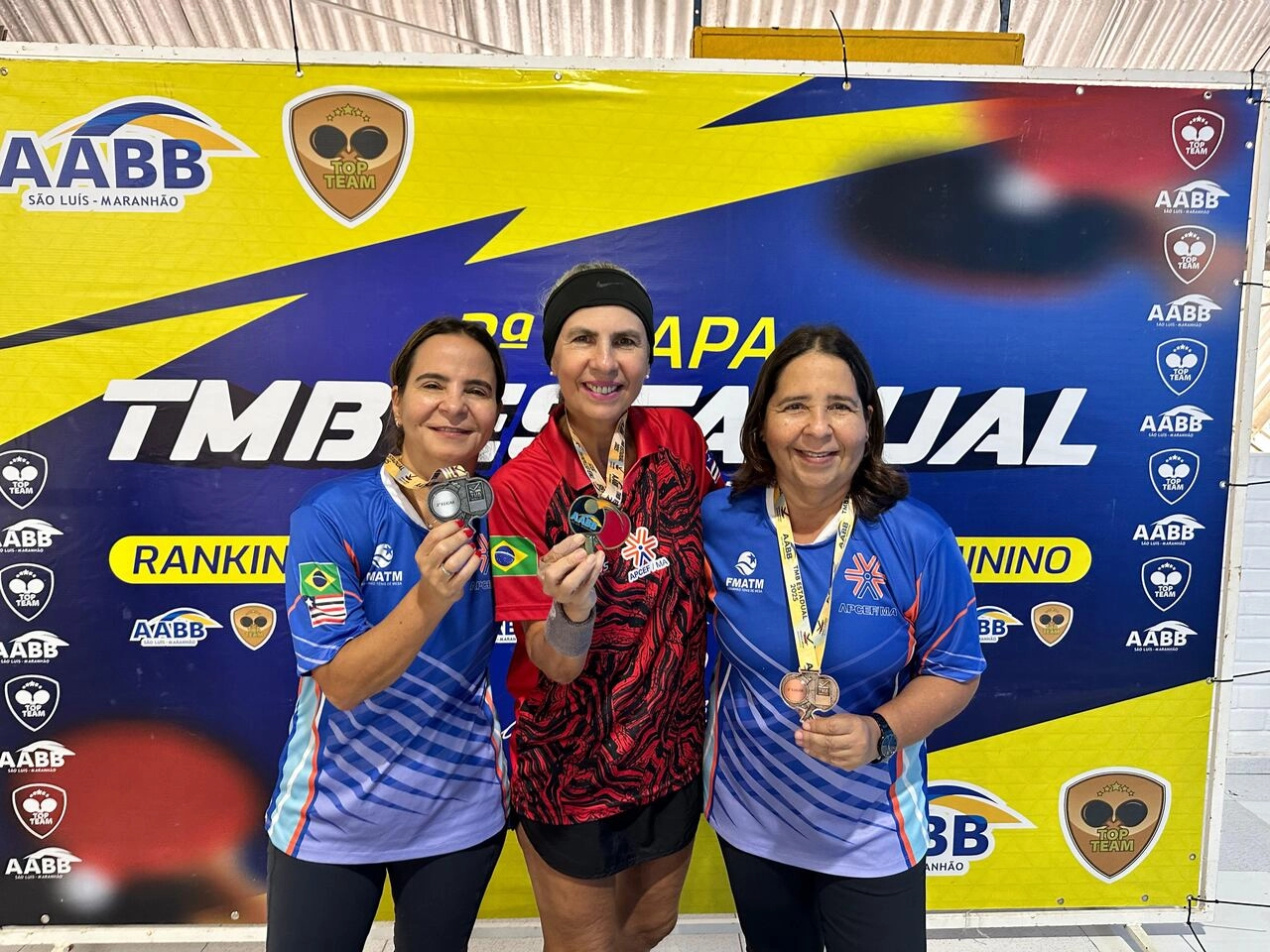 AABB São Luís se destaca na 3ª Etapa do Estadual de Tênis de Mesa e homenageia o ícone Pedro Araújo!