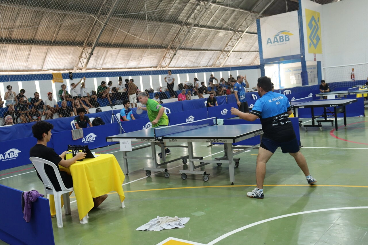 AABB São Luís se destaca na 3ª Etapa do Estadual de Tênis de Mesa e homenageia o ícone Pedro Araújo!