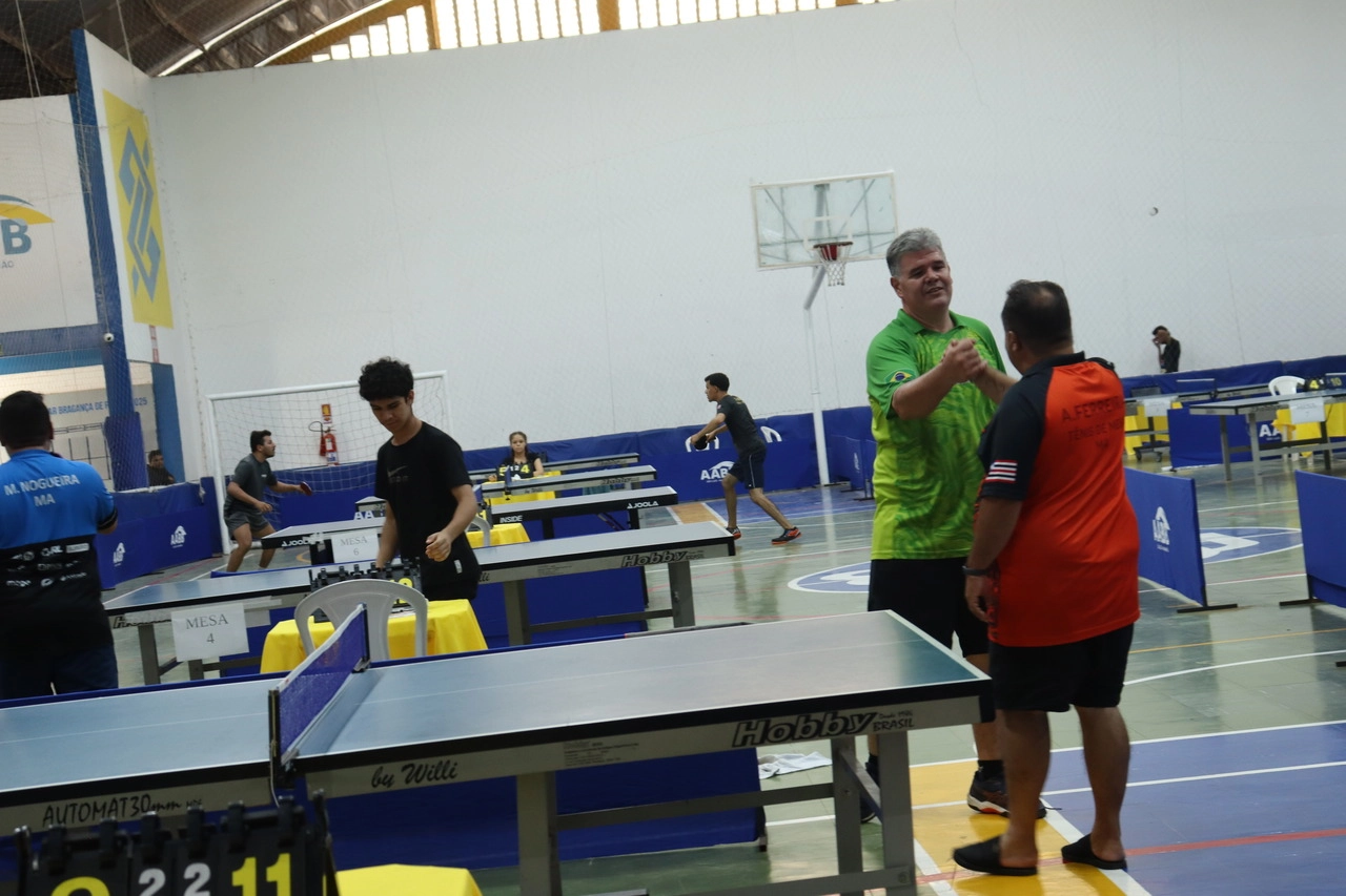 AABB São Luís se destaca na 3ª Etapa do Estadual de Tênis de Mesa e homenageia o ícone Pedro Araújo!
